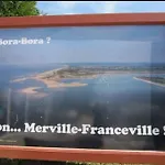 Aux Accents Maritime Et Jardin 200m De La * 메르빌프랑세빌플라쥐